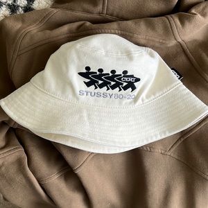 Stussy x CDG Canvas Bucket Hat